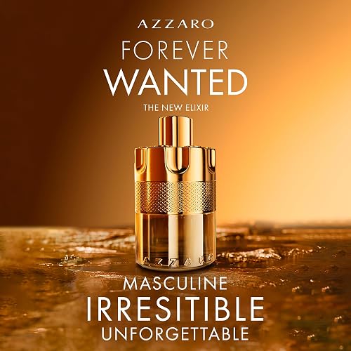 AZZARO, Forever Wanted Elixir, Perfume de Hombre, Seductor y Carismático, Aroma Amaderado, Frutal y de Cuero, 100 ML