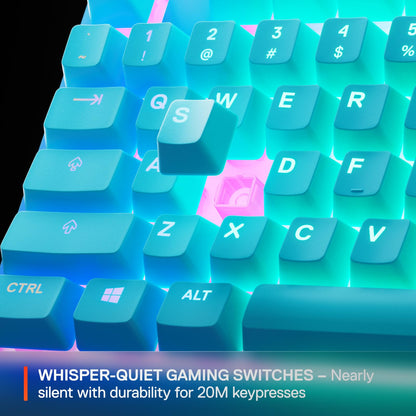 SteelSeries Teclado Mecánico Apex 3 TKL Color Aqua