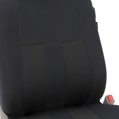 FH Group - Fundas de Asiento de Automóvil a Rayas, Ajuste Universal, Respaldo bajo y Delantero, compatibles con Bolsas de Aire, Fundas de Asiento Lavables para Automóviles, SUV, Furgonetas, sedanes, Color