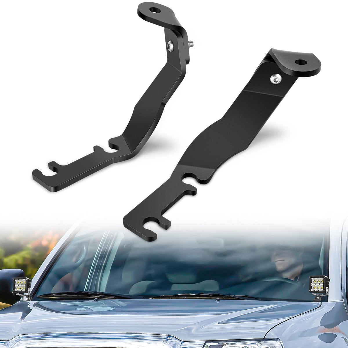 Nilight Soporte de Montaje para Luces LED Auxiliares, para Camionetas y SUV - For Toyota Tacoma 1995-2004