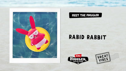 Fuggler-Vacay Vibes 9 Pulgadas Serie 1 Felpa (Conejo rabioso - Rojo)