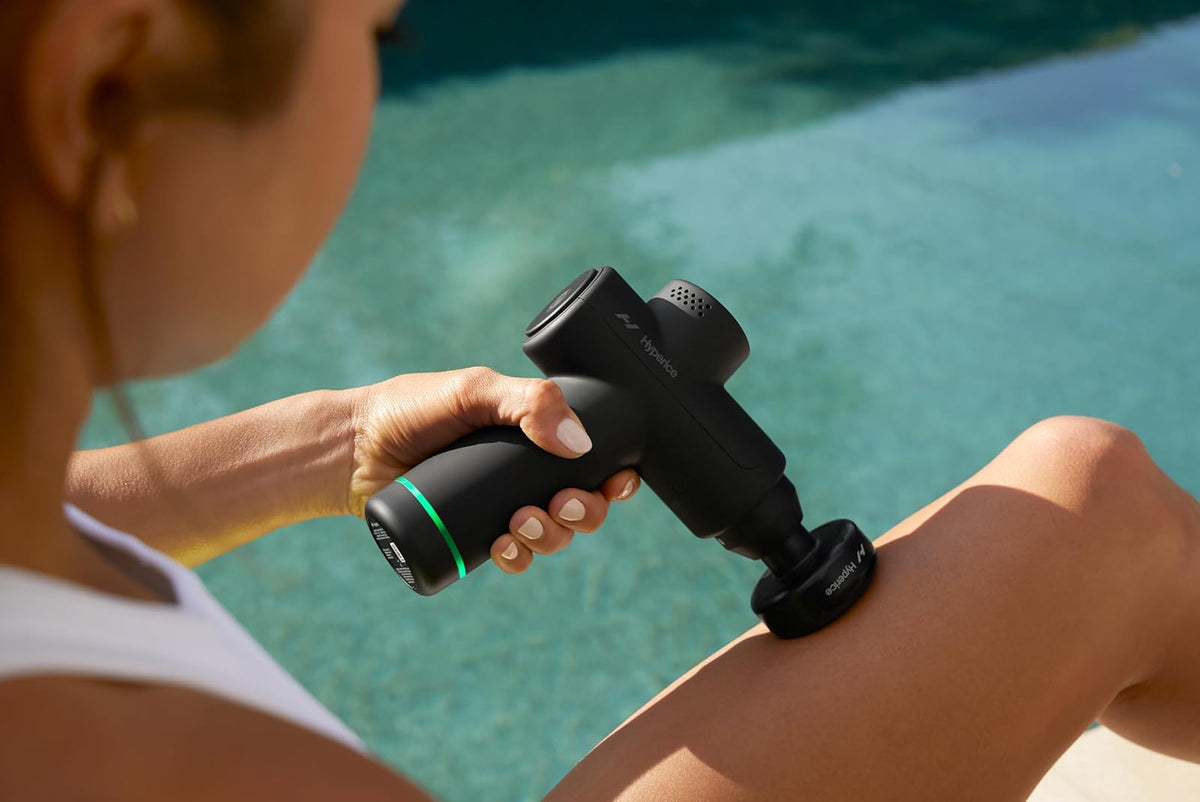 Hypervolt Go 2 - Equipado con tecnología Quiet Glide - Pistola de masaje de percusión portátil (Hypervolt Go 2 Negro)