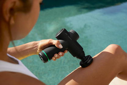 Hypervolt Go 2 - Equipado con tecnología Quiet Glide - Pistola de masaje de percusión portátil (Hypervolt Go 2 Negro)