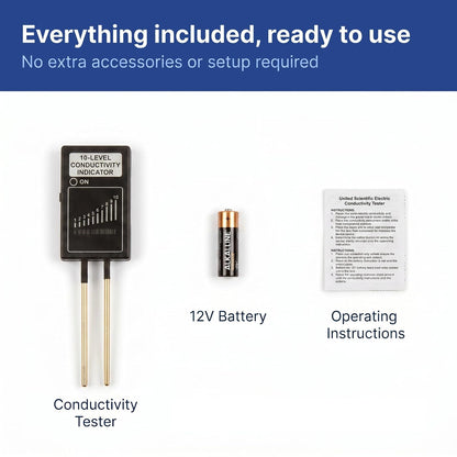 United Scientific Supplies CNDT01, probador de conductividad eléctrica