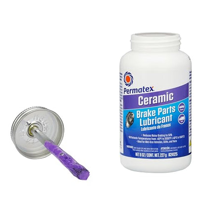 Permatex 24125 - Lubricante para Piezas de Freno Extremo de cerámica, 8 onzas, Paquete de 1