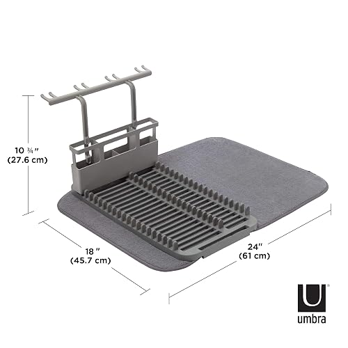 ESCURREDOR DE PLATOS UDRY CON TAPETE REMOVIBLE