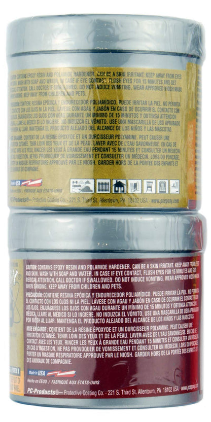 PC Products PC-Woody Two-Part Wood Repair Epoxy Paste, 6 oz in Two Cans, Tan
