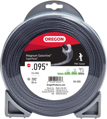Oregon 20-020 Magnum Gatorline Supertwist, .095", 1 Lb