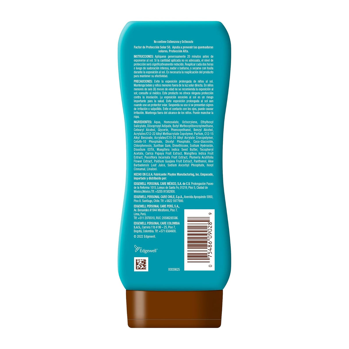 Hawaiian Tropic Island Sport Protector Solar 50 FPS Loción de 240ml