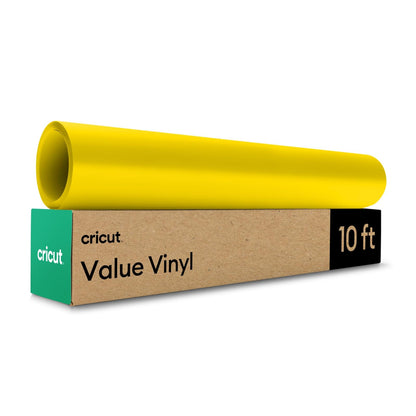 Cricut Value Vinyl Vinilo Permanente Mate - 3m - Amarillo (Matte)