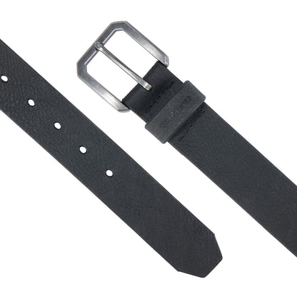 Carhartt Durable Full Grain Saddle Leather Classic Belts, W/Rugged Antique Nickle Hardware Cinturones clásicos de piel para silla de montar Hombre