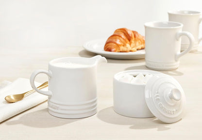 Le Creuset PG90433A-0016 - Taza de cerámica, 14 oz, color blanco
