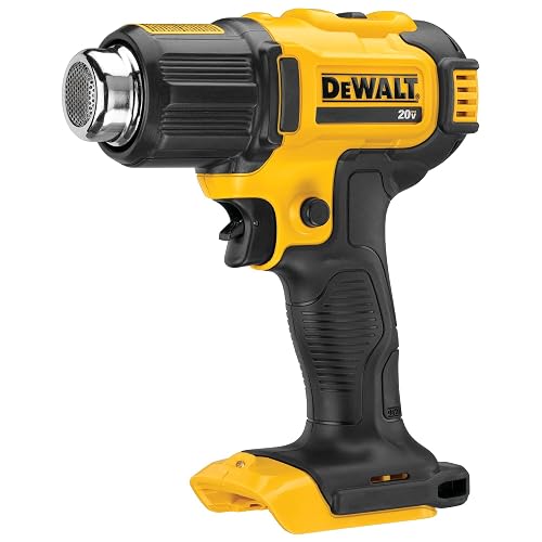 DEWALT Pistola de Calor Inalámbrica 6.89", 2 Modos, 20V, DCE530B | Pistola de Calor de 6.89" (175mm), 2 Modos de Temperatura, 20V