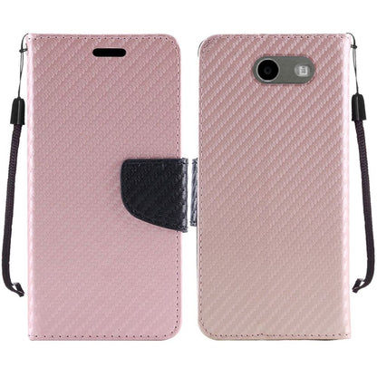 HRWireless HR - Carcasa para Samsung J3 Emerge (inalámbrico, PC y TPU), Color Negro, Rose Gold