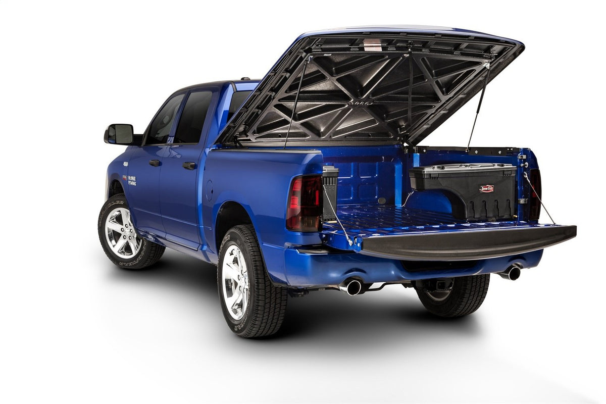 UnderCover SwingCase SC300P Caja de Almacenamiento para Cama de Camión, Compatible con Dodge Ram 1500 2002-2020, 2500/3500 2003-2020, Negro, Lado del Pasajero
