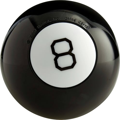 Mattel Games Juego de Mesa Magic 8 Ball para niños de 6 años en adelante | Aspecto retro para niños, adolescentes, familias, regalos, fiestas y viajes, DHW39