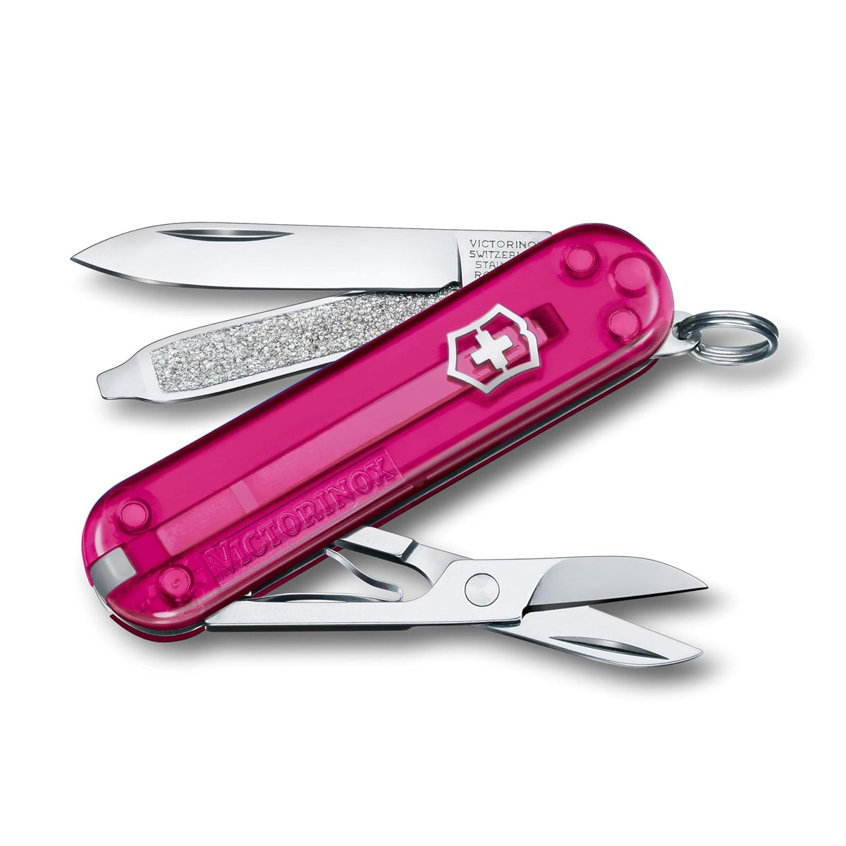 Victorinox Navaja Classic Colors, 7 Usos, Cupcake Dream, 58 mm | Herramienta plegable compacta de 58 mm incluye tijeras, lima de uñas, destornillador y pinzas. Escamas ABS duraderas en
