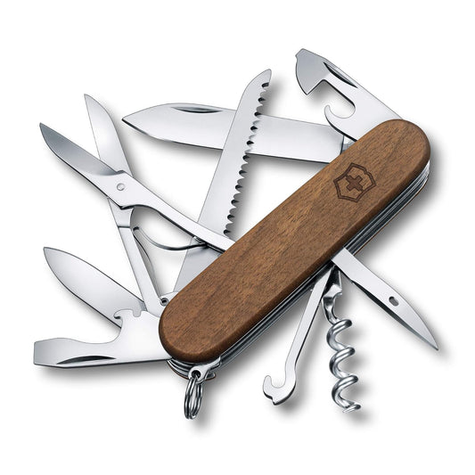 Victorinox Huntsman Wood de Madera de Nuez, 91 mm, 13 Usos
