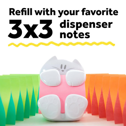 3M Post-it despachador de notas gato