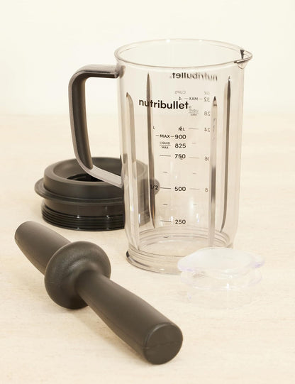 Nutribullet Select Jarra de 32 onzas transparente/negro