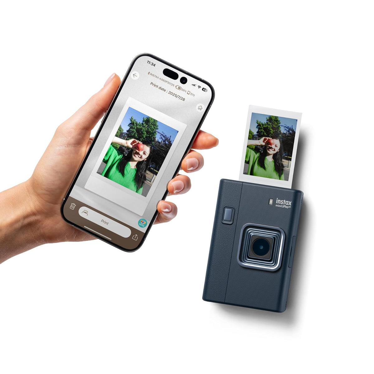 instax Cámara Fujifilm Mini LiPlay+ Azul
