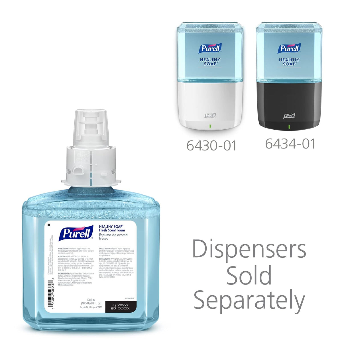 PURELL Brand HealTHY 6477-02 repuesto para dispensador automático de Jabón de espuma 1200 ml