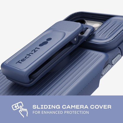 Tech21 iPhone 14 Pro EVO MAX Compatible con MagSafe® - Funda de teléfono Duradera, Resistente y Absorbente de Golpes con Funda y protección FlexShock de 20 pies