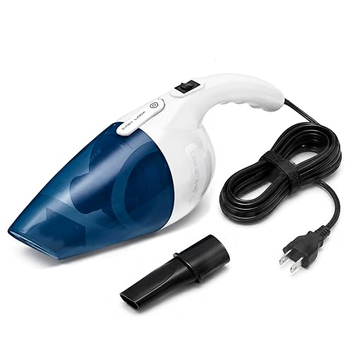 Koblenz Aspiradora de Mano HV-120 KG4, 400W, para Auto, Funcionamiento Sin Bolsa, Cable de 3m, Color Azul