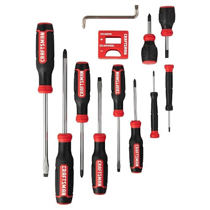CRAFTSMAN - Juego de destornilladores, bi-material, 12 piezas (CMHT65071N)
