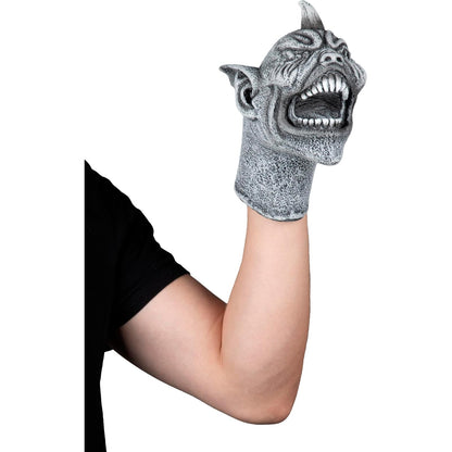 Ghoulish Productions Gargoyle Puppet de Látex – Accesorio de Disfraz de Terror Tipo Gargola con Detalles Realistas Pintados a Mano – Accesorio de Halloween, Casas Embrujadas y Coleccionistas
