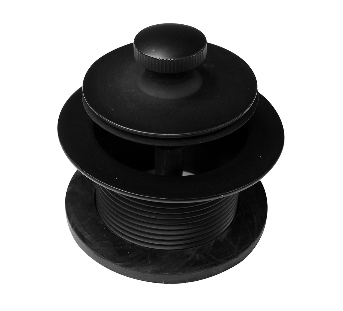 Westbrass D94-2-62 - Juego de rebosadero de dos agujeros, color negro mate