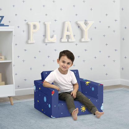 Cozee Flip-out Chair - 2-in-1 Convertible Chair to Lounger for Kids