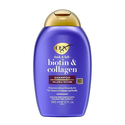 OGX - , Champú Thick & Full + Champú con biotina y colágeno, 385 ml