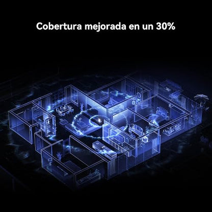 HUAWEI Router WiFi 7 BE3 3600Mbps, Negro | Velocidades ultrarrápidas, Puerto Ethernet 2.5G, EasySetting, Diagnóstico Visual de Wi-Fi, Control Parental, HomeSec