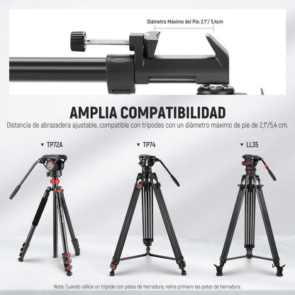Neewer Fotografía Professional Heavy Duty Trípode Dolly con Ruedas de Goma y Patas Ajustables para Cámaras DSLR Iluminación de Video Fotográfico