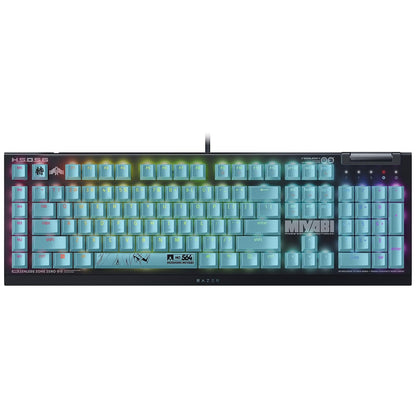 Razer V4 X Mechanical Gaming Keyboard: Green Switches Tactile & Clicky - 6 Macro Keys - Chroma RGB - Doubleshot ABS Keycaps - Sound Dampening & Stabilizers - Zenless Zone Zero Edition