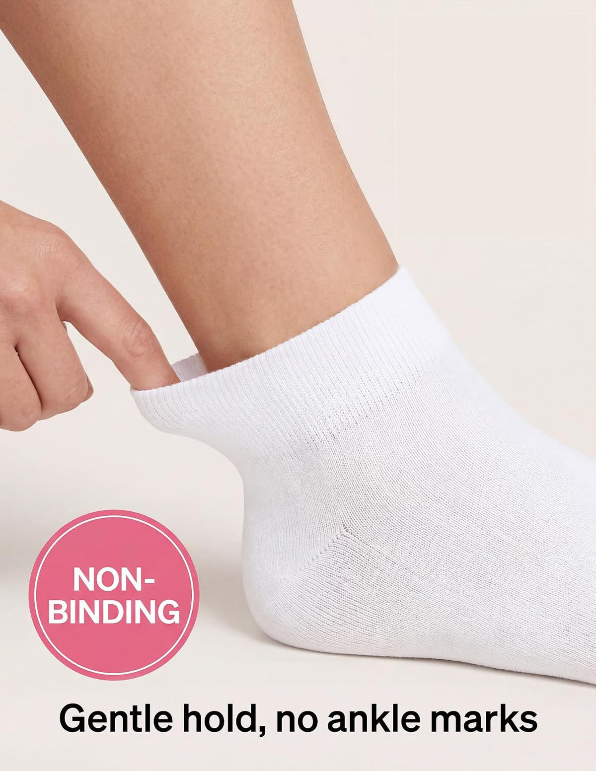 HUE parte superior de cuarto para mujer con cojín, paquete de 6, Blanco/Playa, Talla única