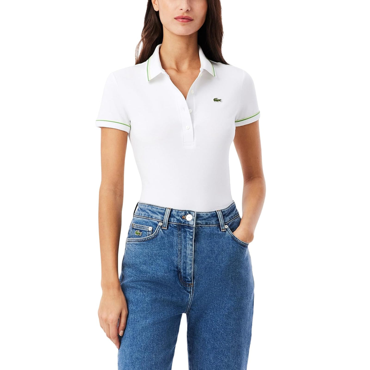 Lacoste Polo L.12.D Corte Entallado con Ribete