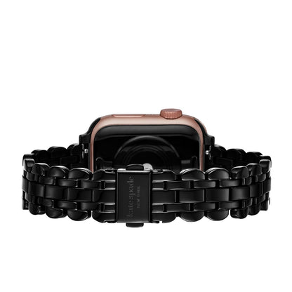 Kate Spade New York, Pulsera de reloj intercambiable KSS0067, mujeres, Borde festoneado/tono dorado rubor, Una talla