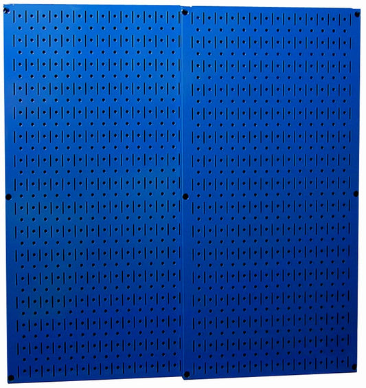 Wall Control 30-P-3232BU Blue Metal Pegboard Pack