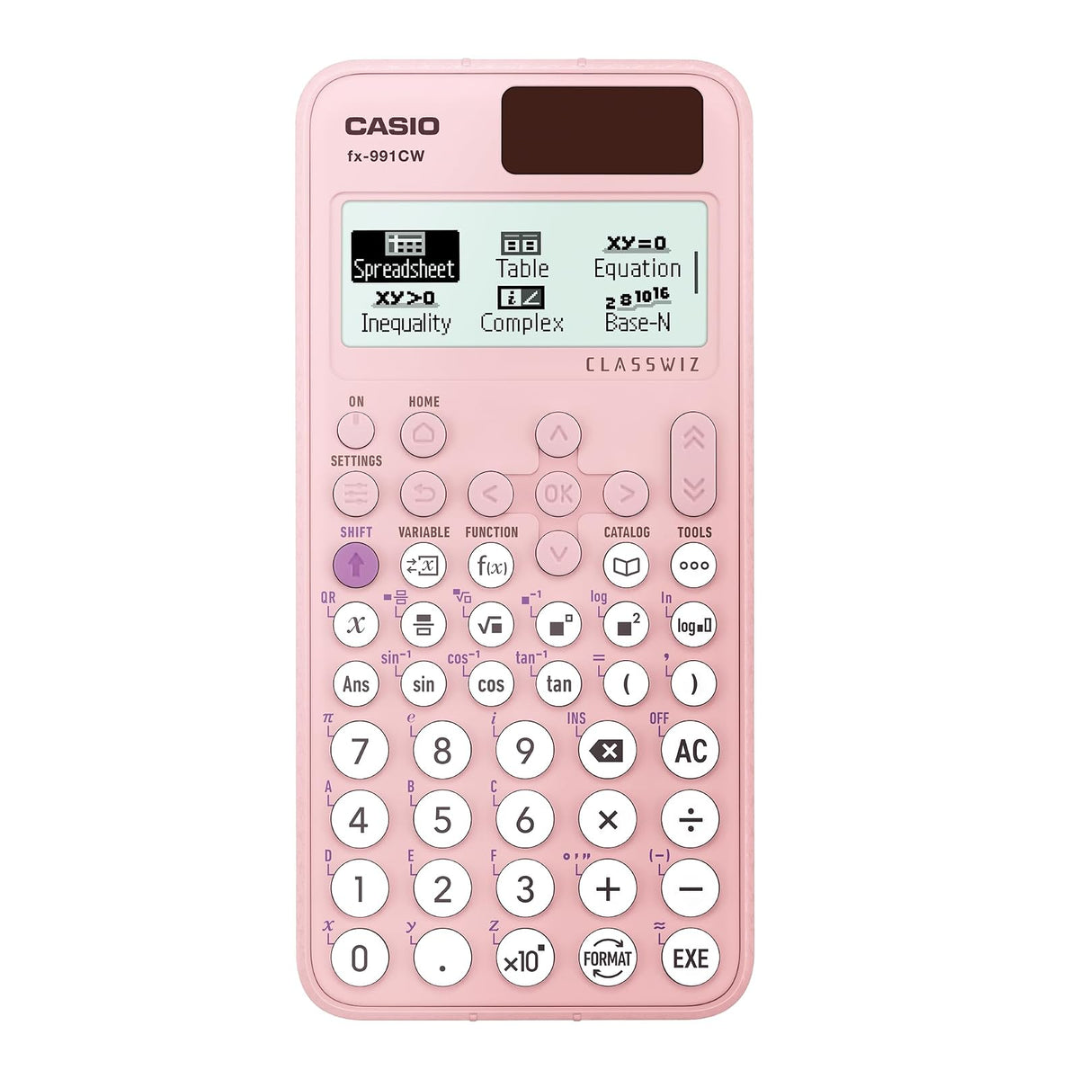 Casio Calculadora Científica fx-991CW ClassWiz, +540 Funciones - FX-991CW-PK - Rosa
