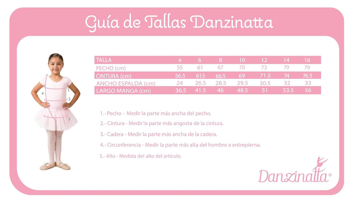 DANZINATTA Deporte Short Niñas