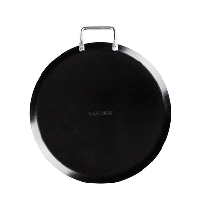 Vasconia - Comal Redondo de Aluminio con Antiadherente de Alto Rendimiento - 26 cm - Negro