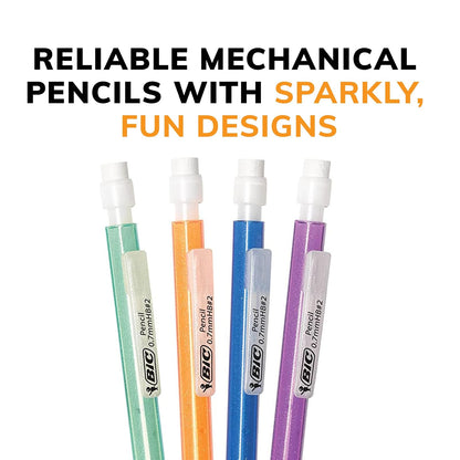 Bic Lápiz Xtra Sparkle, 7 mm, 24-Count