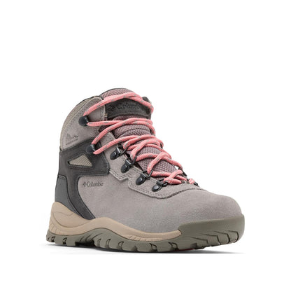 Columbia Newton Ridge Plus Bota de Senderismo Impermeable para Mujer - 22.0 cm - Stratus - Canyon Rose 2024