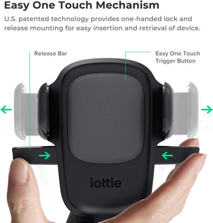 iOttie Easy One Touch 5 - Soporte Universal para teléfono de Automóvil para iPhone, Google, Samsung, Moto, Huawei, Nokia, LG y Todos los demás teléfonos Inteligentes