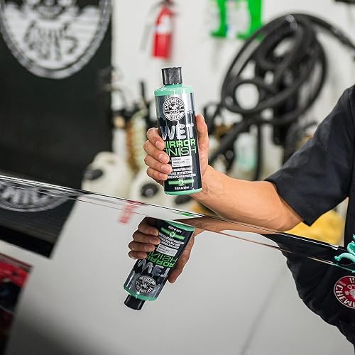 Chemical Guys Wet Mirror Finish High Gloss Glaze, (ideal para automóviles, camiones, todoterrenos, motos y más) 473 ml