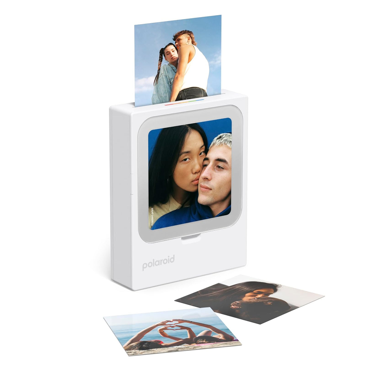 Polaroid Hi-Print 6646 Papel Fotográfico 3x3, Individual o con Impresora - Impresora + 10 hojas