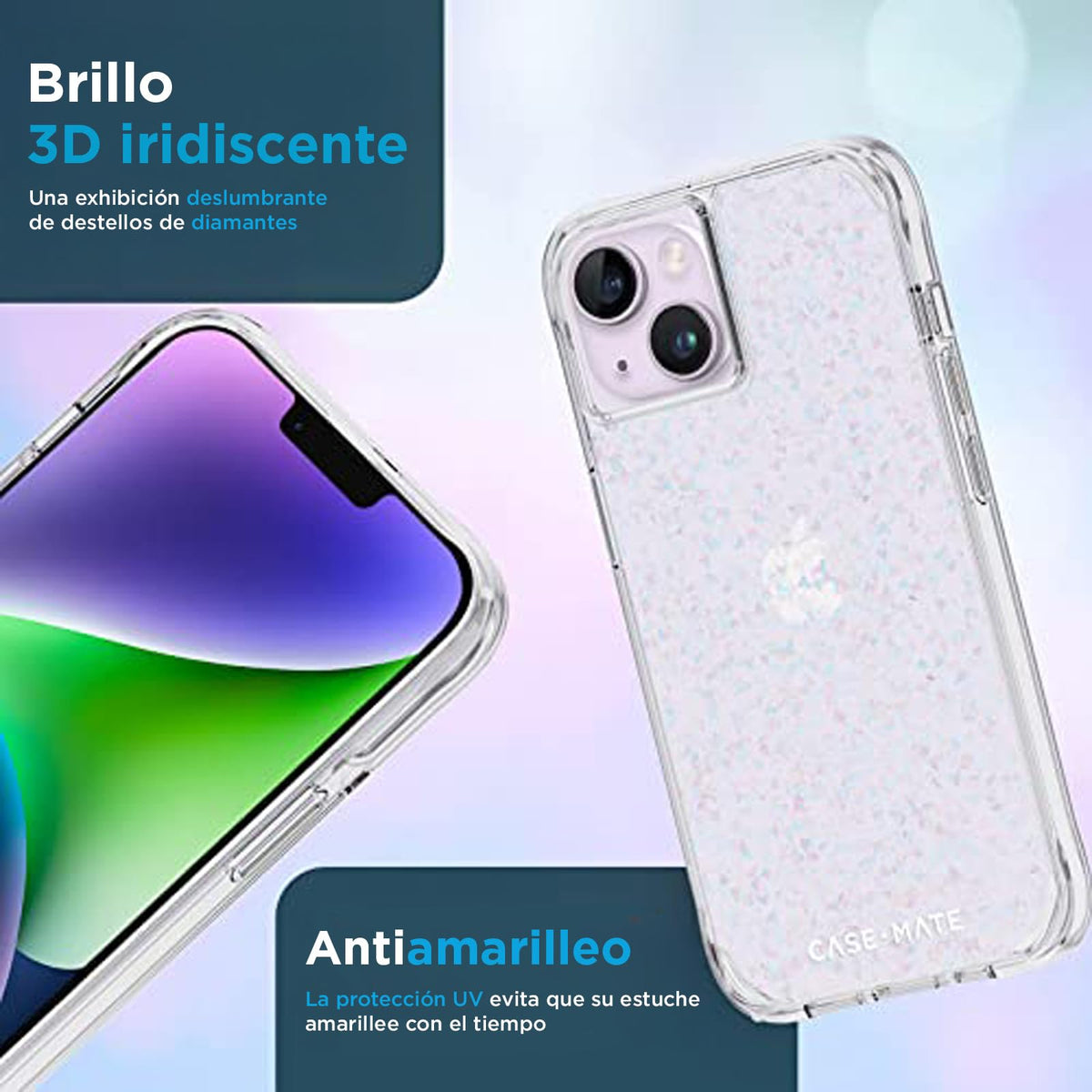 Case-Mate iPhone 14 Plus Case - Twinkle Diamond [10FT Drop Protection] [Compatible with MagSafe] Magnetic Cover with Cute Bling Sparkle for iPhone 14 Plus 6.7", Anti-Scratch, Shock Absorbent, Slim Fit