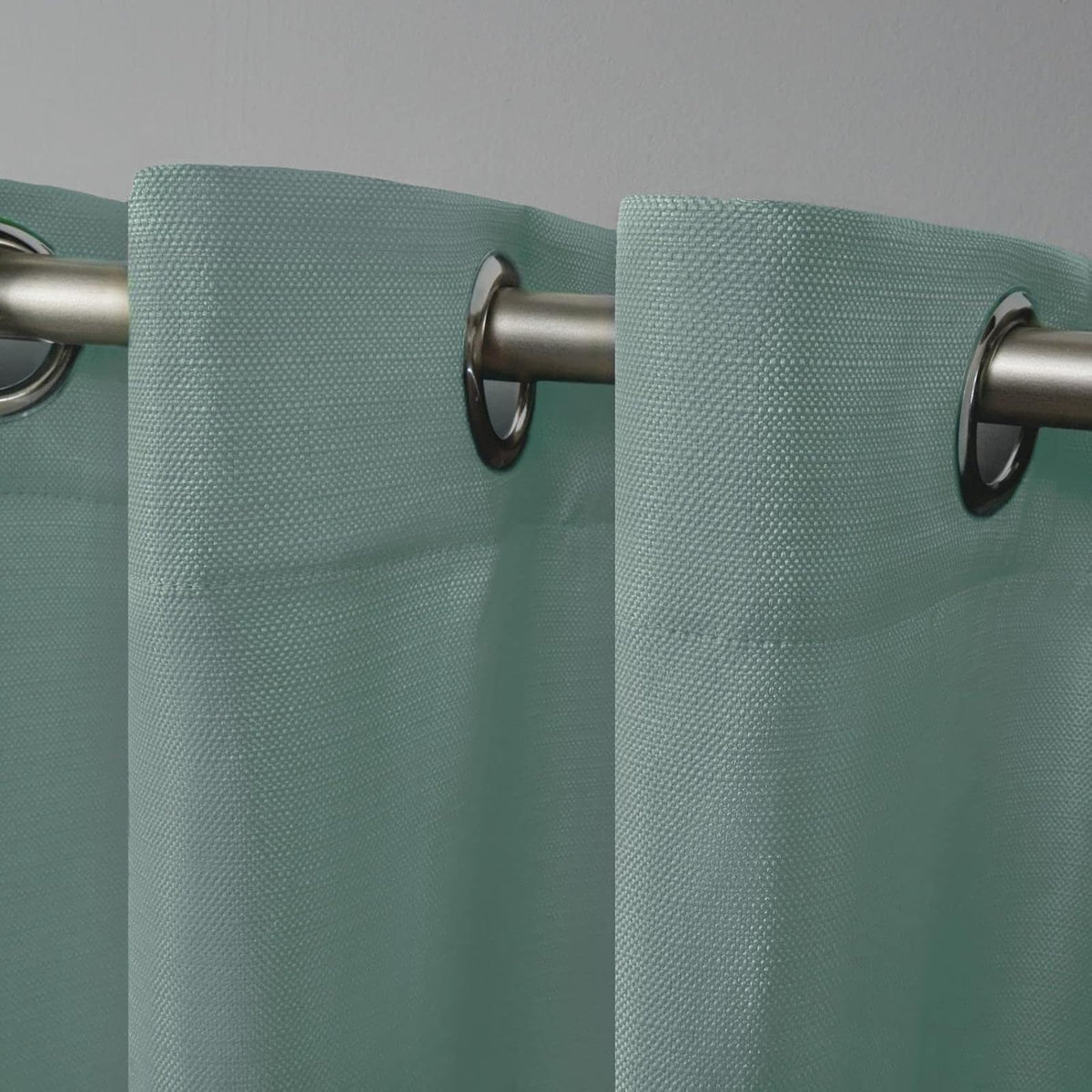 Exclusive Home Cortinas Delano Panel Par, Seafoam, 1.37 m x 2.13 m, 1, 1